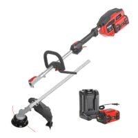 PRORUN PMC160S 60-volt max 17-in Straight Shaft Attachment Capable Battery String Trimmer Edger Conversion Capable 2.5 Ah (Battery Included) (Charger Included)