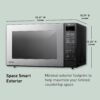 Panasonic Countertop Microwave Oven, 1.2 Cu. Ft., 1250W, Inverter Technology with Genius Sensor, Stainless Steel - NN-SN67QS Panasonic Countertop Microwave Oven, 1.2 Cu. Ft., 1250W, Inverter Technology with Genius Sensor, Stainless Steel - NN-SN67QS