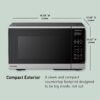 Panasonic Countertop Microwave Oven, 900W, 0.9 Cu. Ft., Sensor Cook and Reheat, 10 Power Levels, Auto Defrost, Keep Warm, Child Lock, Stainless Steel - NN-SB42QS Panasonic Countertop Microwave Oven, 900W, 0.9 Cu. Ft., Sensor Cook and Reheat, 10 Power Levels, Auto Defrost, Keep Warm, Child Lock, Stainless Steel - NN-SB42QS