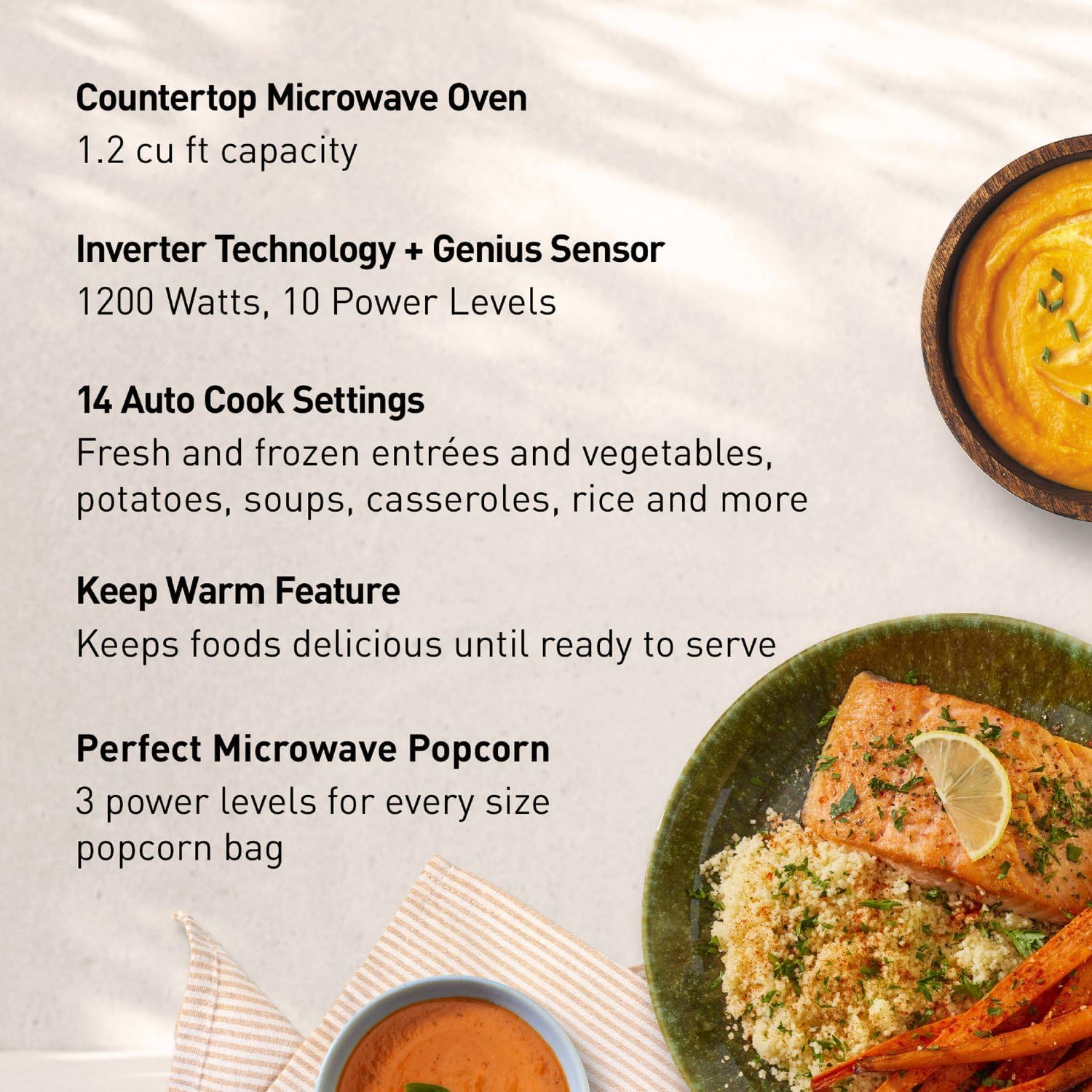 Panasonic Microwave Oven NN-SN686S Stainless Steel Countertop Built-In with Inverter Technology and Genius Sensor, 1.2 Cubic Foot, 1200W14 Panasonic Microwave Oven NN-SN686S Stainless Steel Countertop/Built-In with Inverter Technology and Genius Sensor, 1.2 Cubic Foot, 1200W