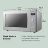 Panasonic Microwave Oven with Cyclonic Wave Inverter Technology, 1250W, 2.2 cu.ft. Countertop Microwave with Genius Sensor One-Touch Cooking – NN-SD975S (Stainless Steel / Silver) Panasonic Microwave Oven with Cyclonic Wave Inverter Technology, 1250W, 2.2 cu.ft. Countertop Microwave with Genius Sensor One-Touch Cooking – NN-SD975S (Stainless Steel / Silver)