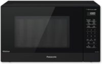 Panasonic NN-SN65KB Microwave Oven with Inverter Technology 1200W, 1.2 cu.ft. Small Genius Sensor One-Touch Cooking, Popcorn Button, Turbo Defrost-NN-SN65KB (Black)