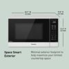 Panasonic NN-SN65KW Microwave Oven with Inverter Technology, 1200W, 1.2 cu.ft. Small Genius Sensor One-Touch Cooking, Popcorn Button, Turbo Defrost-NN-SN65KW-(White)