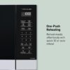 Panasonic NN-SN65KW Microwave Oven with Inverter Technology, 1200W, 1.2 cu.ft. Small Genius Sensor One-Touch Cooking, Popcorn Button, Turbo Defrost-NN-SN65KW-(White)