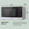 Panasonic NN-SN65KW Microwave Oven with Inverter Technology, 1200W, 1.2 cu.ft. Small Genius Sensor One-Touch Cooking, Popcorn Button, Turbo Defrost-NN-SN65KW-(White)
