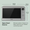 Panasonic NN-SN68KS Compact Microwave Oven with 1200W Power, Sensor Cooking, Popcorn Button, Quick 30Sec & Turbo Defrost, 1.2 cu.ft, Stainless Steel Panasonic NN-SN68KS Compact Microwave Oven with 1200W Power, Sensor Cooking, Popcorn Button, Quick 30Sec & Turbo Defrost, 1.2 cu.ft, Stainless Steel