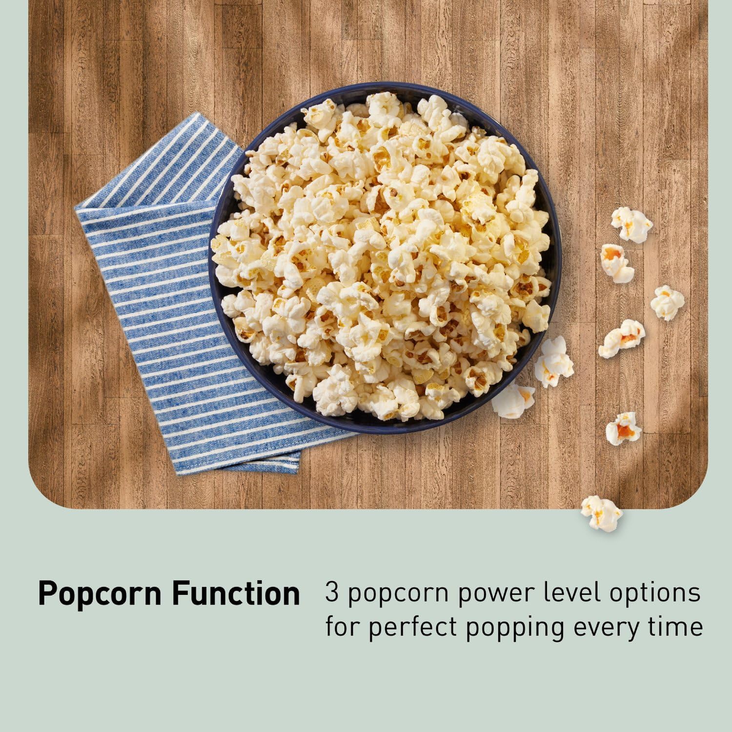 Panasonic NN-SN68KS Compact Microwave Oven with 1200W Power, Sensor Cooking, Popcorn Button, Quick 30Sec & Turbo Defrost, 1.2 cu.ft, Stainless Steel236 Panasonic NN-SN68KS Compact Microwave Oven with 1200W Power, Sensor Cooking, Popcorn Button, Quick 30Sec & Turbo Defrost, 1.2 cu.ft, Stainless Steel