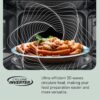 Panasonic NN-SN75LB cu.ft Cyclonic Inverter Countertop Microwave Oven 1250Watt Power with Genius Sensor Cooking, 1.6 cft, Black Panasonic NN-SN75LB cu.ft Cyclonic Inverter Countertop Microwave Oven 1250Watt Power with Genius Sensor Cooking, 1.6 cft, Black