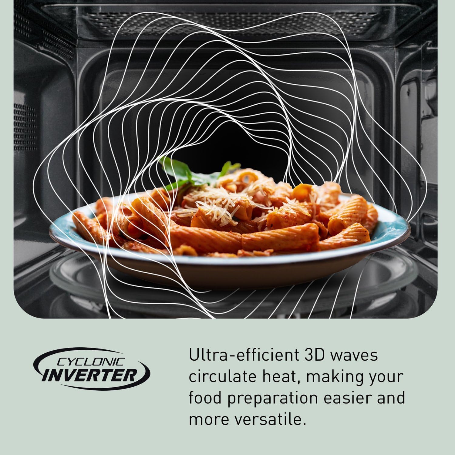Panasonic NN-SN75LB cu.ft Cyclonic Inverter Countertop Microwave Oven 1250Watt Power with Genius Sensor Cooking, 1.6 cft, Black15 Panasonic NN-SN75LB cu.ft Cyclonic Inverter Countertop Microwave Oven 1250Watt Power with Genius Sensor Cooking, 1.6 cft, Black