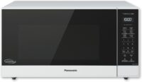 Panasonic NN-SN75LW cu.ft Cyclonic Inverter Countertop Microwave Oven 1250Watt Power with Genius Sensor Cooking, 1.6 cft, White