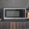 Panasonic NN-SN76LS 1.6 cu.ft Cyclonic Inverter Countertop Microwave Oven 1250Watt Power with Genius Sensor Cooking, 19.44"D x 21.88"W x 11.94"H, Stainless Steel Panasonic NN-SN76LS 1.6 cu.ft Cyclonic Inverter Countertop Microwave Oven 1250Watt Power with Genius Sensor Cooking, 19.44"D x 21.88"W x 11.94"H, Stainless Steel