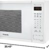 Panasonic NN-SU656W 1.3 Cu. Ft. 1100W Countertop Microwave Oven in White Bundle with 2 YR CPS Enhanced Protection Pack
