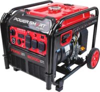 PowerSmart 7000-Watt Open Frame Inverter Generator, 120V/240V Dual Voltage, Clean Power for Sensitive Electronics, Electric Start Portable Generator for Home Backup & RV Camping - Gas Powered