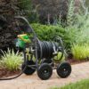 Project Source 840-L Steel 250-ft Cart Hose Reel