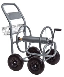 Project Source 840-L Steel 250-ft Cart Hose Reel