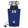 Project Source PSD-50 Continuous feed 1/2-HP Septic Safe Corded Garbage Disposal with Noise Insulation