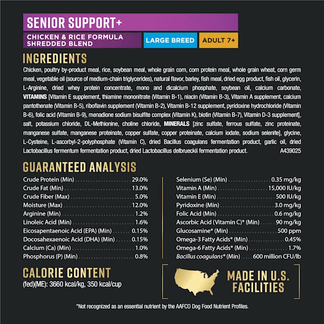 Purina Pro Plan AdvantEDGE Senior Support Plus Large Breed Shredded Blend Chicken and Rice Formula Dry Dog Food, 22 lbs.2_11zon Purina Pro Plan AdvantEDGE Senior Support Plus Large Breed Shredded Blend Chicken and Rice Formula Dry Dog Food, 22 lbs.