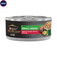 Purina Pro Plan Complete Essentials Adult Small Breed Beef & Green Beans Entree in Gravy Wet Small Dog Food, 5.5 oz., Case of 24