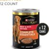 Purina Pro Plan Complete Essentials High Protein Beef and Rice Entree Adult Dog Food Wet Pate, 13 oz., Case of 12