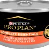 Purina Pro Plan Complete Essentials High Protein Chicken & Rice Entree Wet Cat Food, 5.5 oz., Case of 24