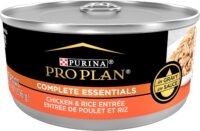 Purina Pro Plan Complete Essentials High Protein Chicken & Rice Entree Wet Cat Food, 5.5 oz., Case of 24