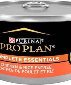 Purina Pro Plan Complete Essentials High Protein Chicken & Rice Entree Wet Cat Food, 5.5 oz., Case of 24