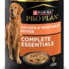 Purina Pro Plan Complete Essentials High Protein Chicken and Vegetables Entree Adult Dog Food Gravy, 13 oz., Case of 12
