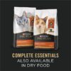 Purina Pro Plan Complete Essentials High Protein Salmon & Rice Entree in Sauce, Gravy, Pate Wet Cat Food, 3 oz., Case of 24