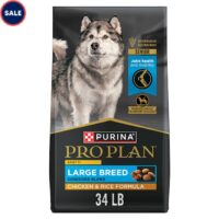 Purina Pro Plan Complete Essentials Large Breed Adult 7 Plus Shredded Blend Chicken & Rice Formula Senior Dry Dog Food, 34 lbs.