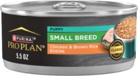 Purina Pro Plan Complete Essentials Small Breed Chicken and Brown Rice Entree Wet Dog Food for Small Dogs, 5.5 oz., Case of 24
