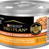 Purina Pro Plan Complete Essentials White Meat Chicken and Vegetable Entree in Gravy Wet Cat Food, 3 oz., Case of 24