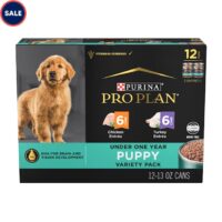 Purina Pro Plan Development Grain Free Chicken & Turkey Puppy Wet Food Variety Pack, 13 oz.