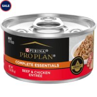 Purina Pro Plan Gravy Beef & Chicken Entree Wet Cat Food, 3 oz., Case of 24