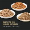 Purina Pro Plan High Protein COMPLETE ESSENTIALS Chicken & Turkey Favorites Gravy Wet Cat Food Variety Pack, 3 oz., 24 Pack