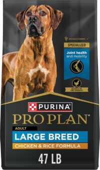 Purina Pro Plan High Protein Digestive Health Chicken and Rice Formula Large Breed Dry Dog Food, 47 lbs.