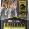 Purina Pro Plan High-Protein Kibble, Weight Management, Shredded Blend Chicken and Rice Dry Dog Food, 34 lbs.