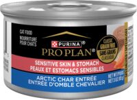 Purina Pro Plan SPECIALIZED Sensitive Skin & Stomach Arctic Char Entree Wet Cat Food, 3 oz., Case of 24