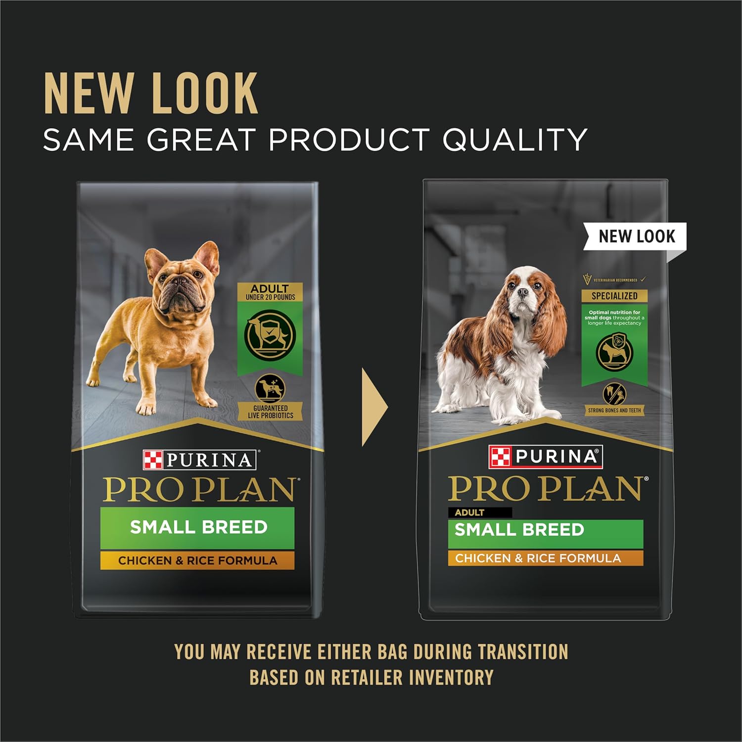 Purina Pro Plan Small Breed Chicken and Rice Formula with Guaranteed Live Probiotics Dry Dog Food, 18 lbs.1 Purina Pro Plan Small Breed Chicken and Rice Formula with Guaranteed Live Probiotics Dry Dog Food, 18 lbs.