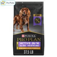 Purina Pro Plan Sport Active 26/16 Chicken & Rice Formula Dog Food, 37.5 lbs.
