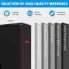 RaDEWAY OP040101-BK 32-in W x 72-in H x 16-in D Freestanding Steel Garage Cabinet in Black RaDEWAY OP040101-BK 32-in W x 72-in H x 16-in D Freestanding Steel Garage Cabinet in Black