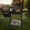 Royal Gourmet CC1624S Offset Smoker Series 22.64-in W Black Barrel Charcoal Grill