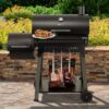 Royal Gourmet CC1831F Offset Smoker Series 27.44-in W Black Barrel Charcoal Grill