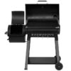 Royal Gourmet CC1831F Offset Smoker Series 27.44-in W Black Barrel Charcoal Grill