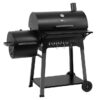 Royal Gourmet CC1831F Offset Smoker Series 27.44-in W Black Barrel Charcoal Grill
