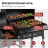 Royal Gourmet CC1831F Offset Smoker Series 27.44-in W Black Barrel Charcoal Grill
