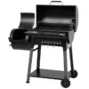 Royal Gourmet CC1831F Offset Smoker Series 27.44-in W Black Barrel Charcoal Grill