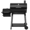 Royal Gourmet CC1831F Offset Smoker Series 27.44-in W Black Barrel Charcoal Grill