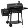 Royal Gourmet CC1831S Offset Smoker Series 27.44-in W Black Barrel Charcoal Grill