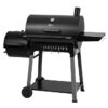 Royal Gourmet CC1831S Offset Smoker Series 27.44-in W Black Barrel Charcoal Grill