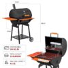 Royal Gourmet CC2024 21.77-in W Black Barrel Charcoal Grill Royal Gourmet CC2024 21.77-in W Black Barrel Charcoal Grill
